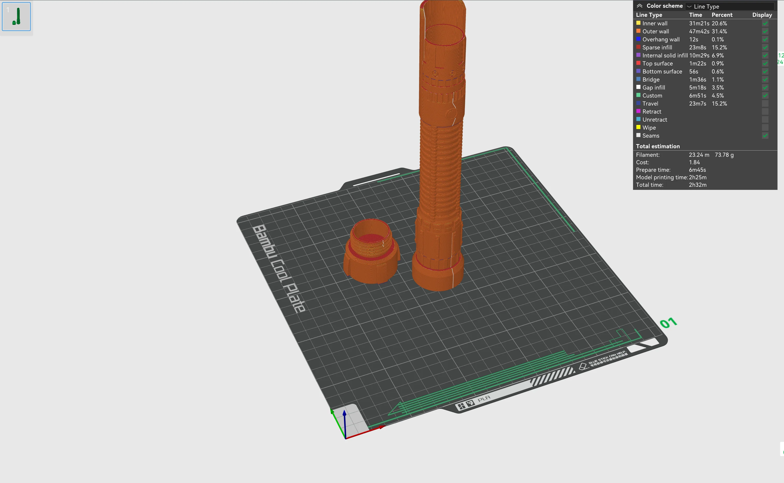 Print in Place Collapsing Jedi Lightsaber Concept 19 - Image 6