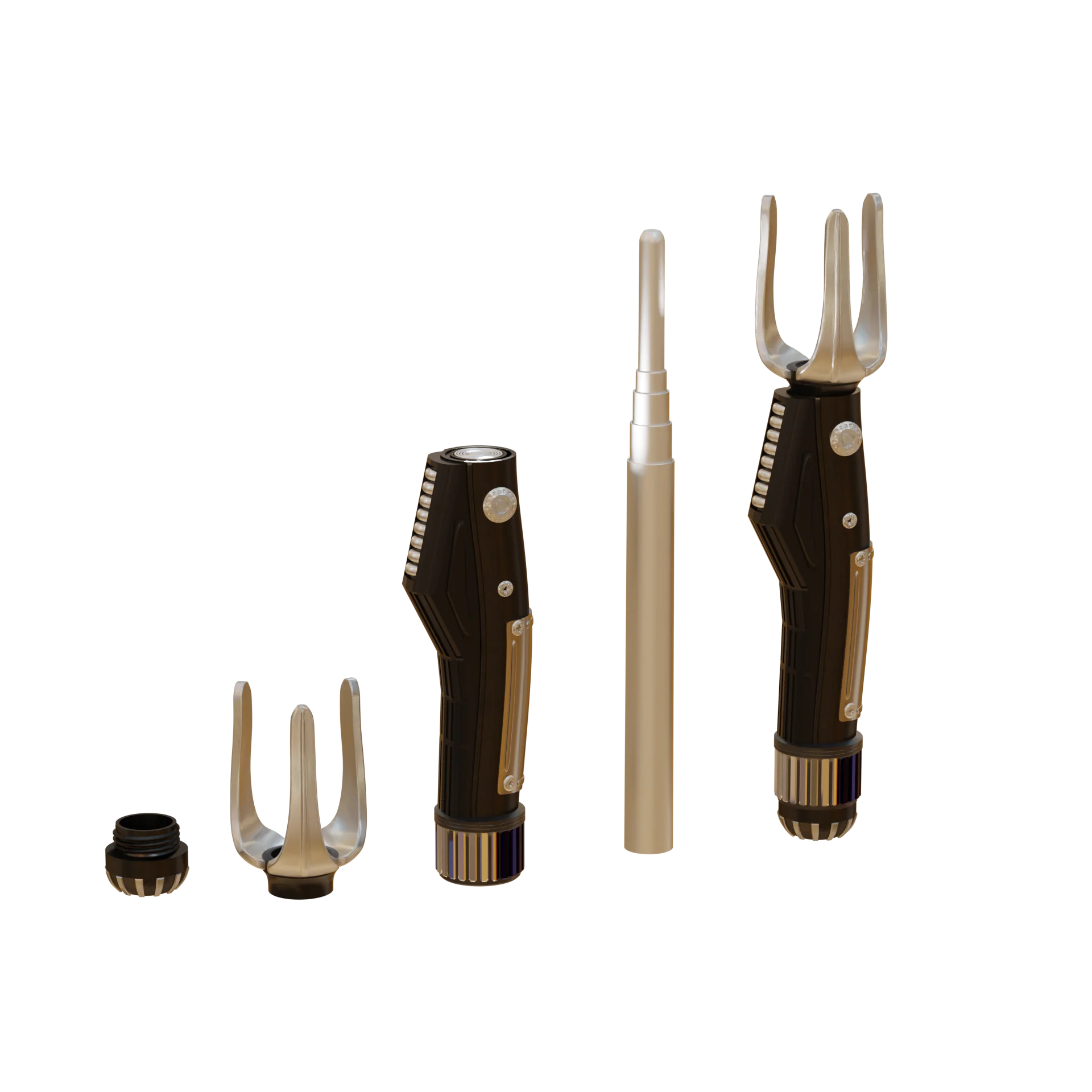 Print in Place Collapsing Jedi Lightsaber Concept 21