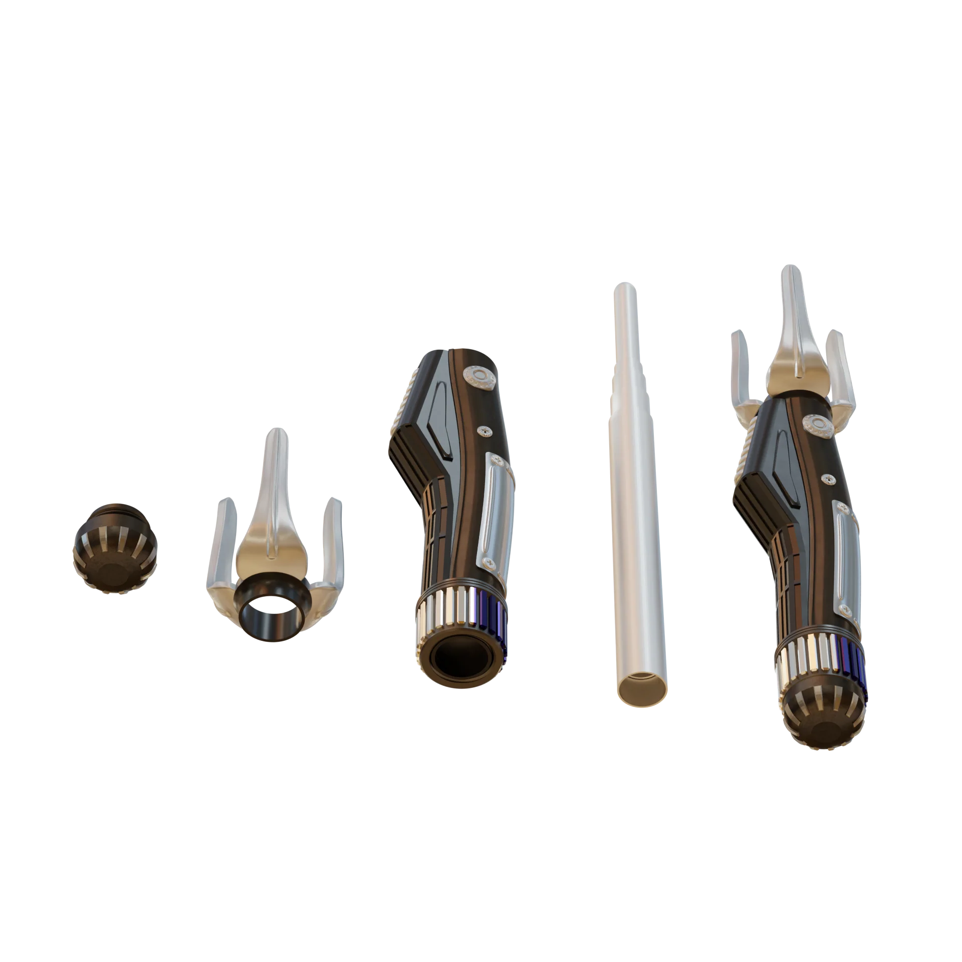 Print in Place Collapsing Jedi Lightsaber Concept 21 - Image 3