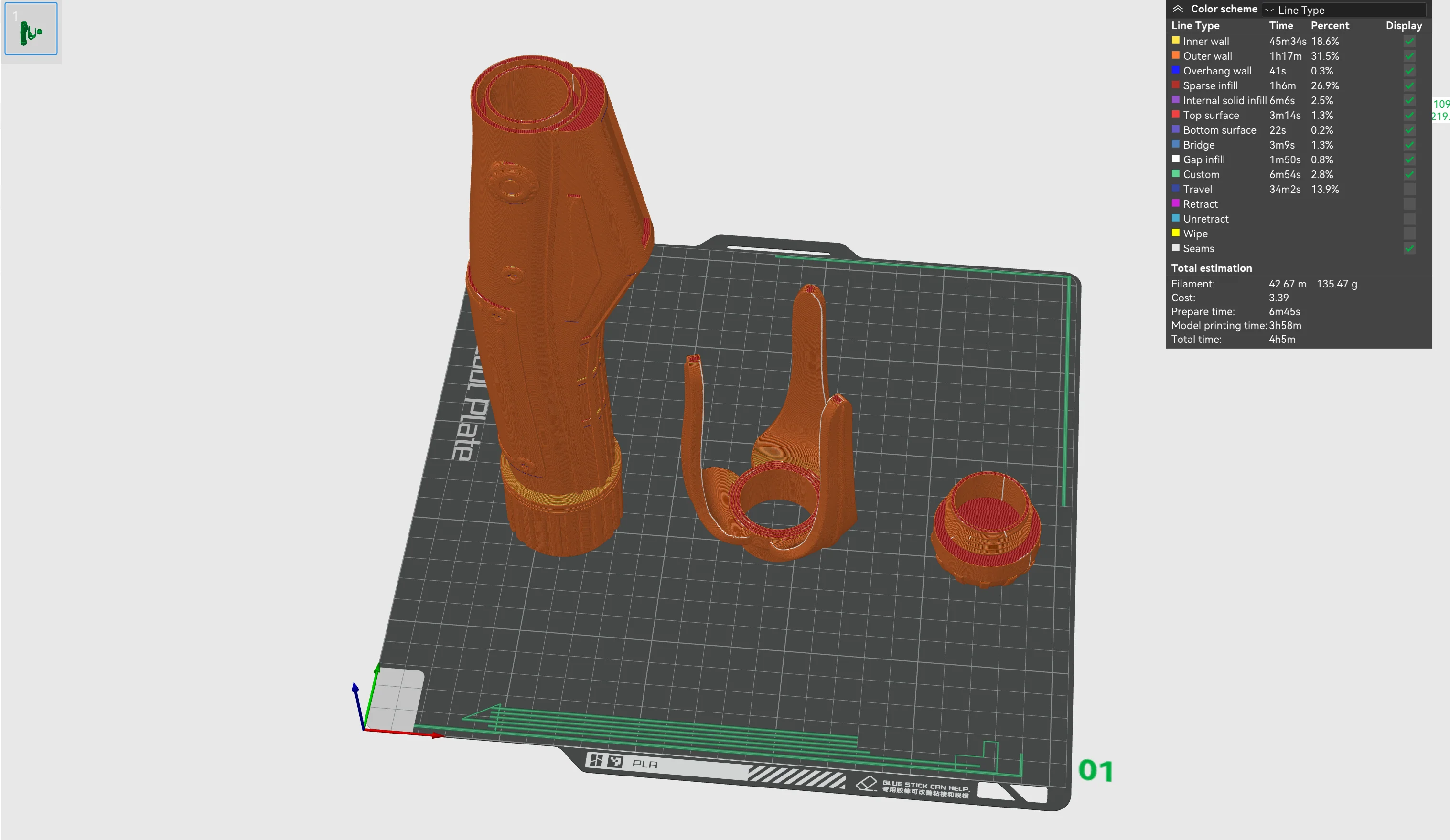 Print in Place Collapsing Jedi Lightsaber Concept 21 - Image 6