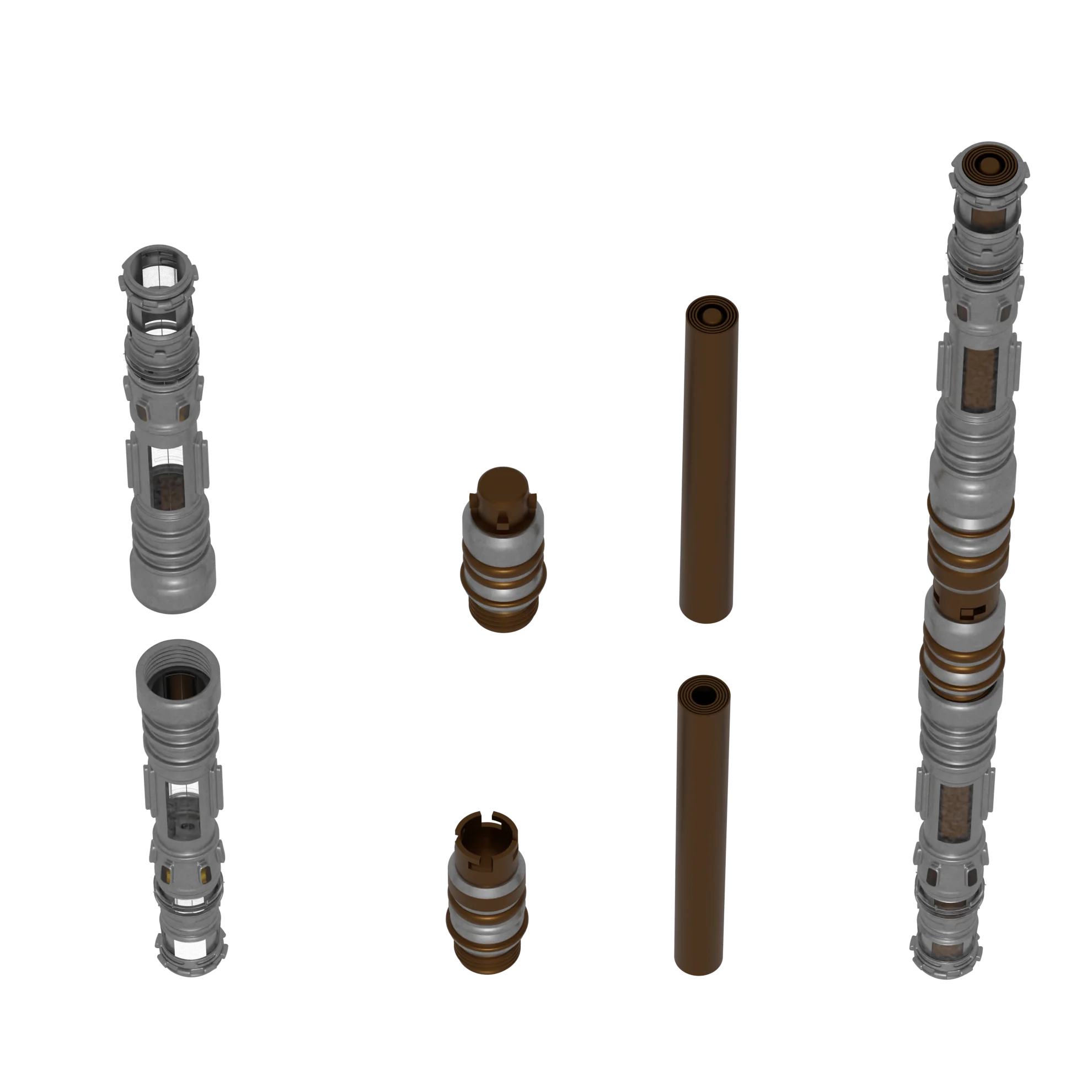 Print in Place Connecting Double Lightsaber 1 - Image 4