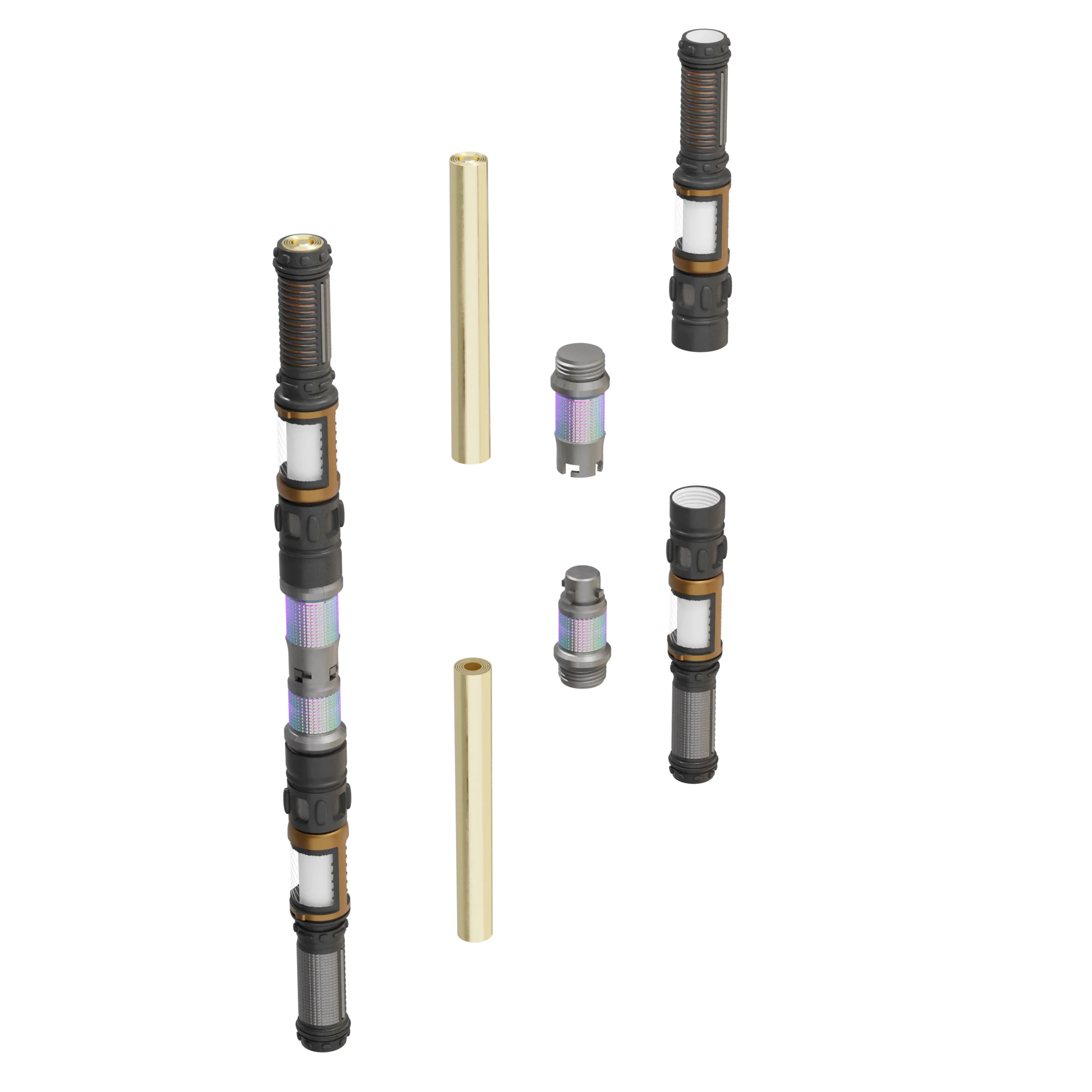 Print in Place Connecting Double Lightsaber 2 - Image 2