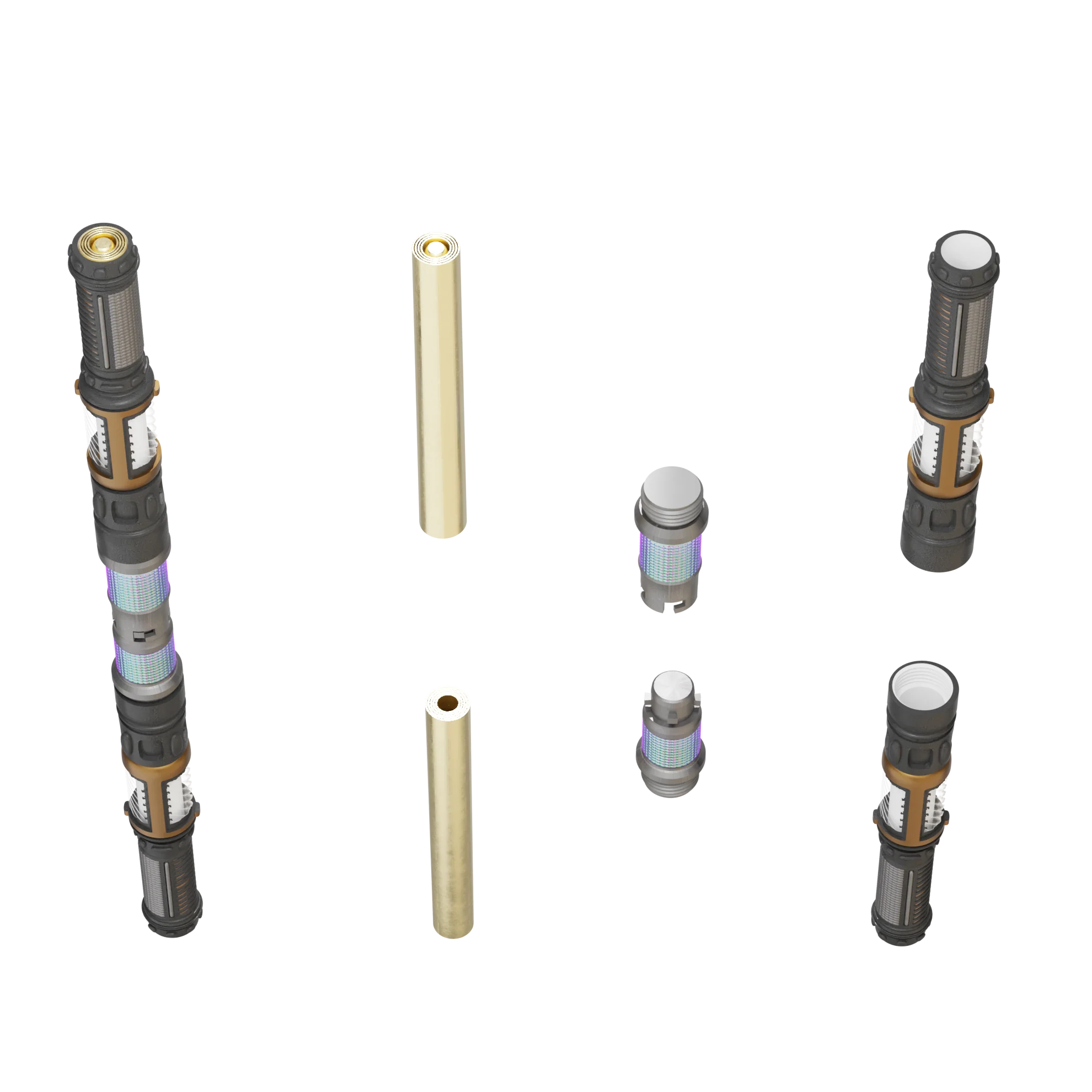 Print in Place Connecting Double Lightsaber 2 - Image 4