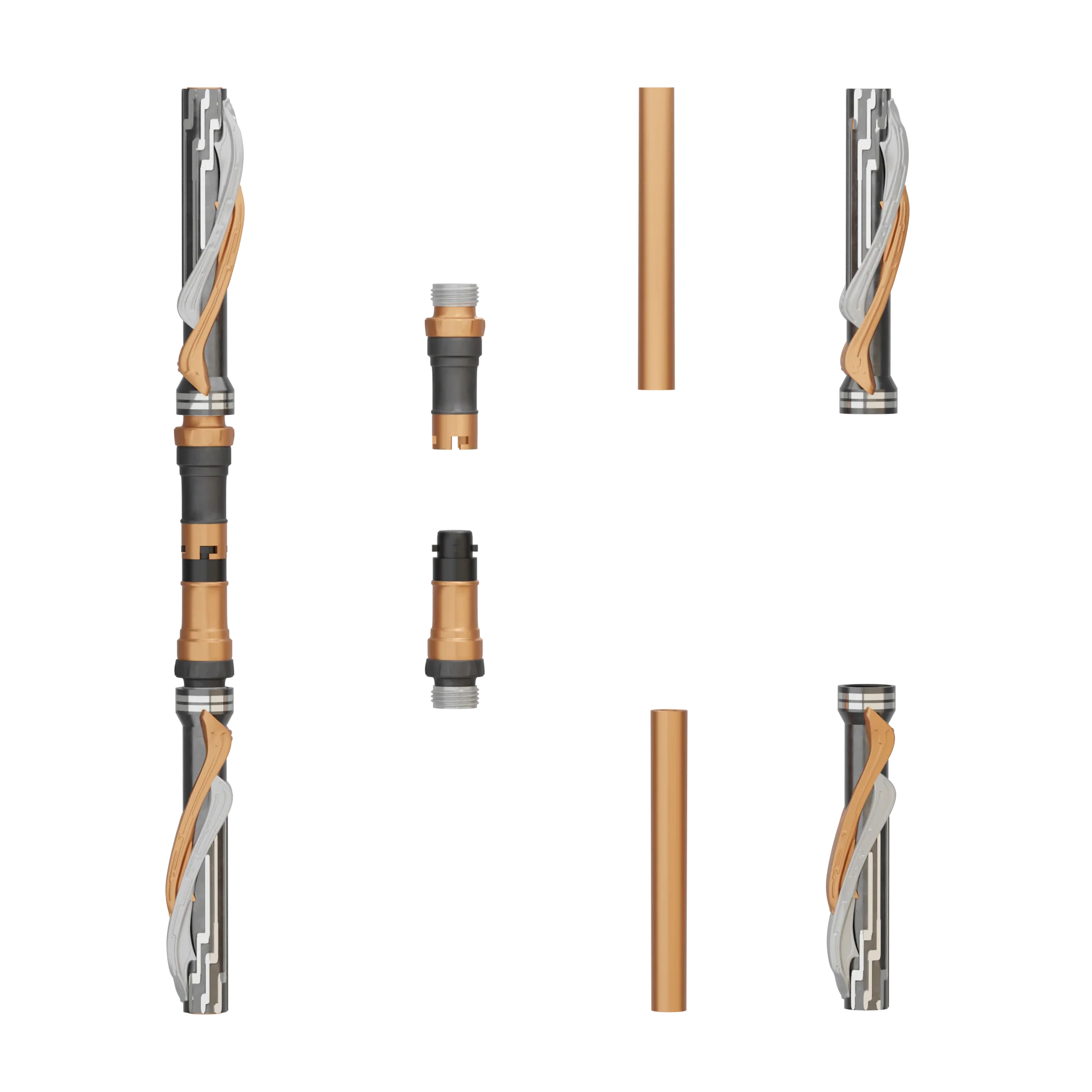 Print in Place Connecting Double Lightsaber Concept 8