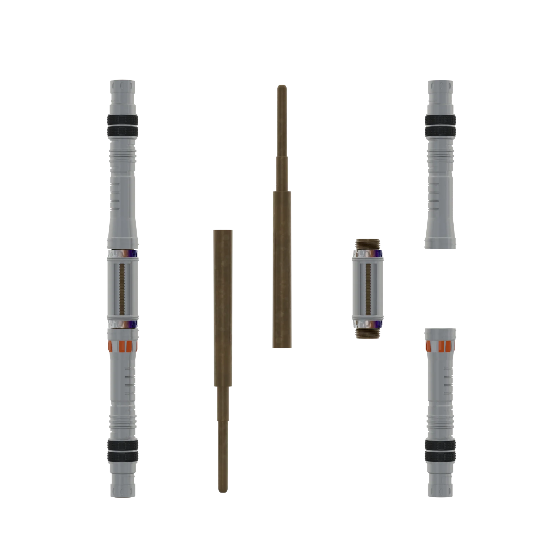 Print in Place Double Lightsaber Concept 1