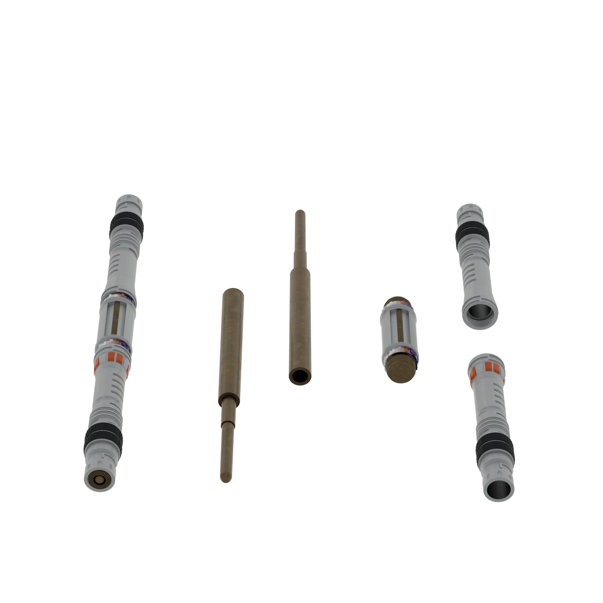 Print in Place Double Lightsaber Concept 1 - Image 4