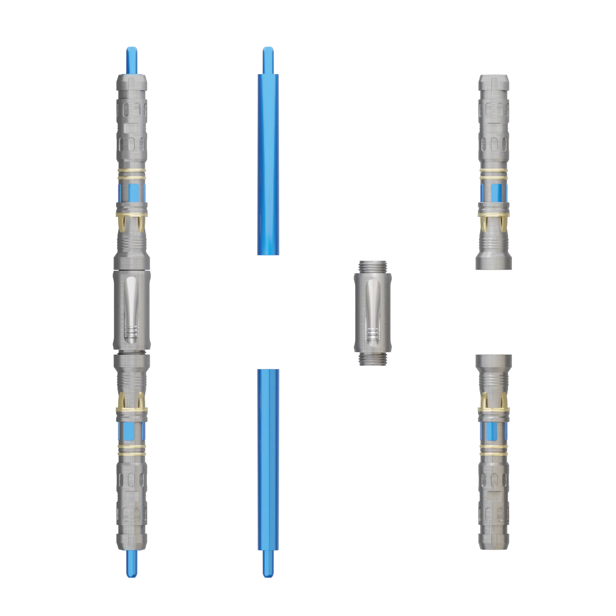 Print in Place Double Lightsaber Concept 3