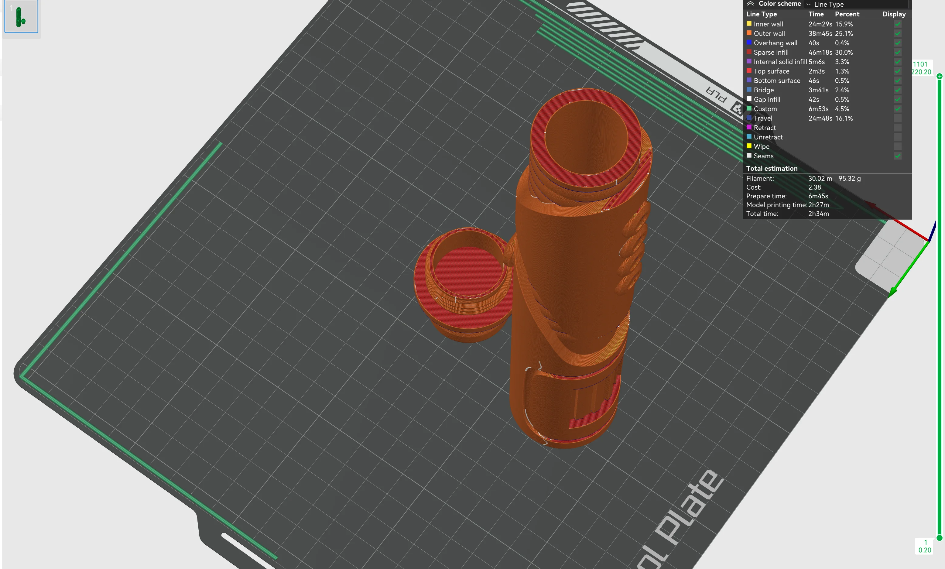 Print in Place Collapsible Jedi Lightsaber Concept 14 - Image 6