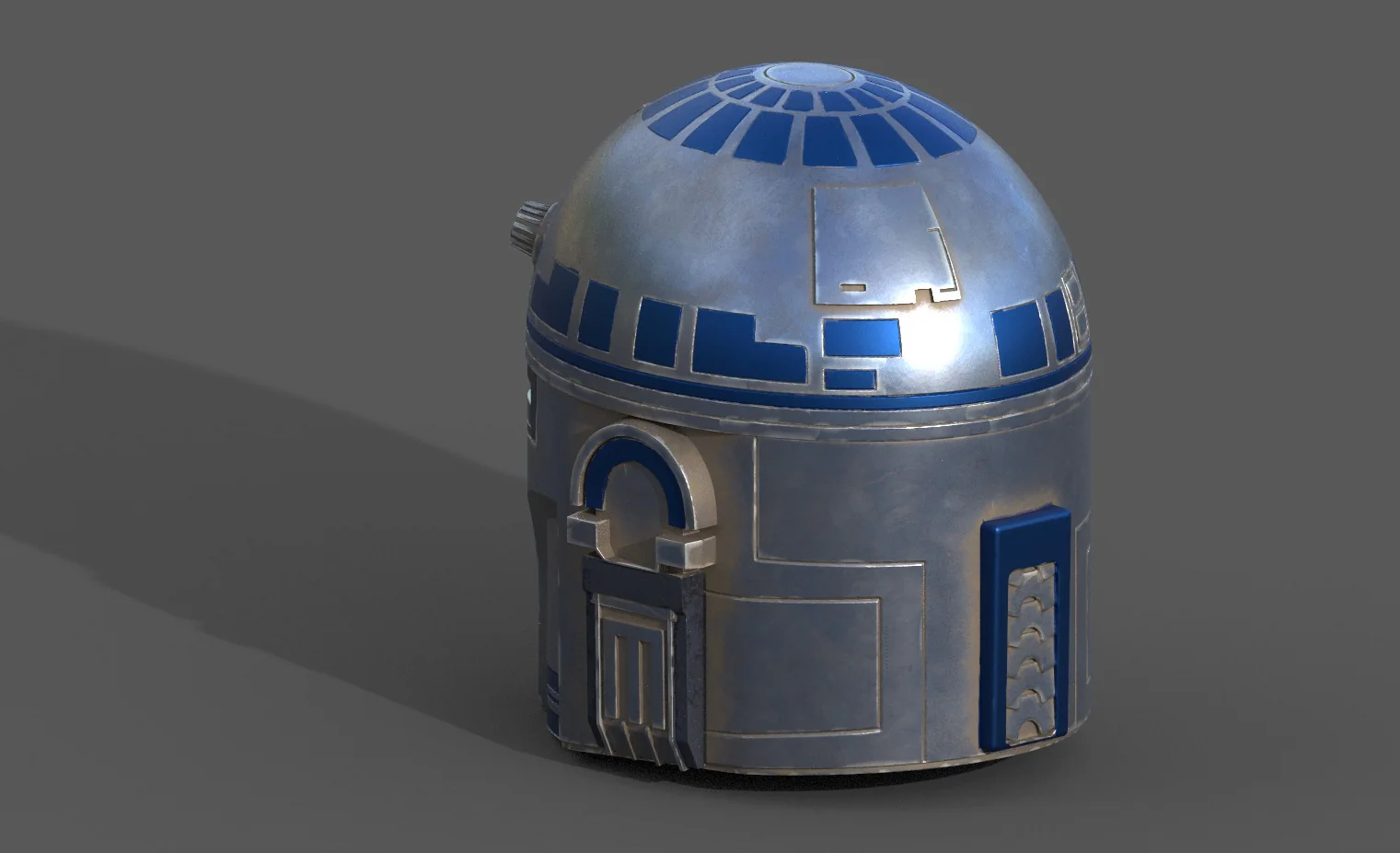 R2 D2 Mando Helmet - Image 3