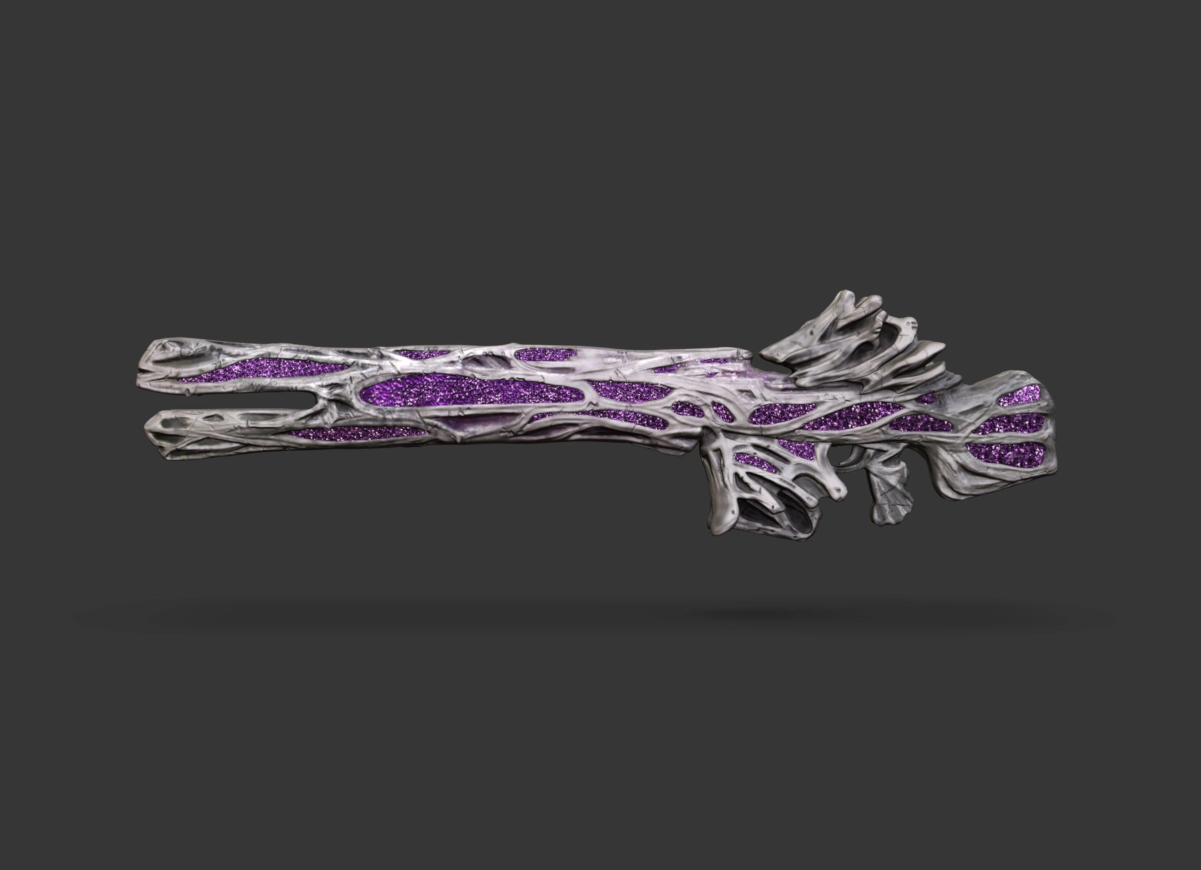 Rarogs Gaze Outriders Legendary Rifle STL