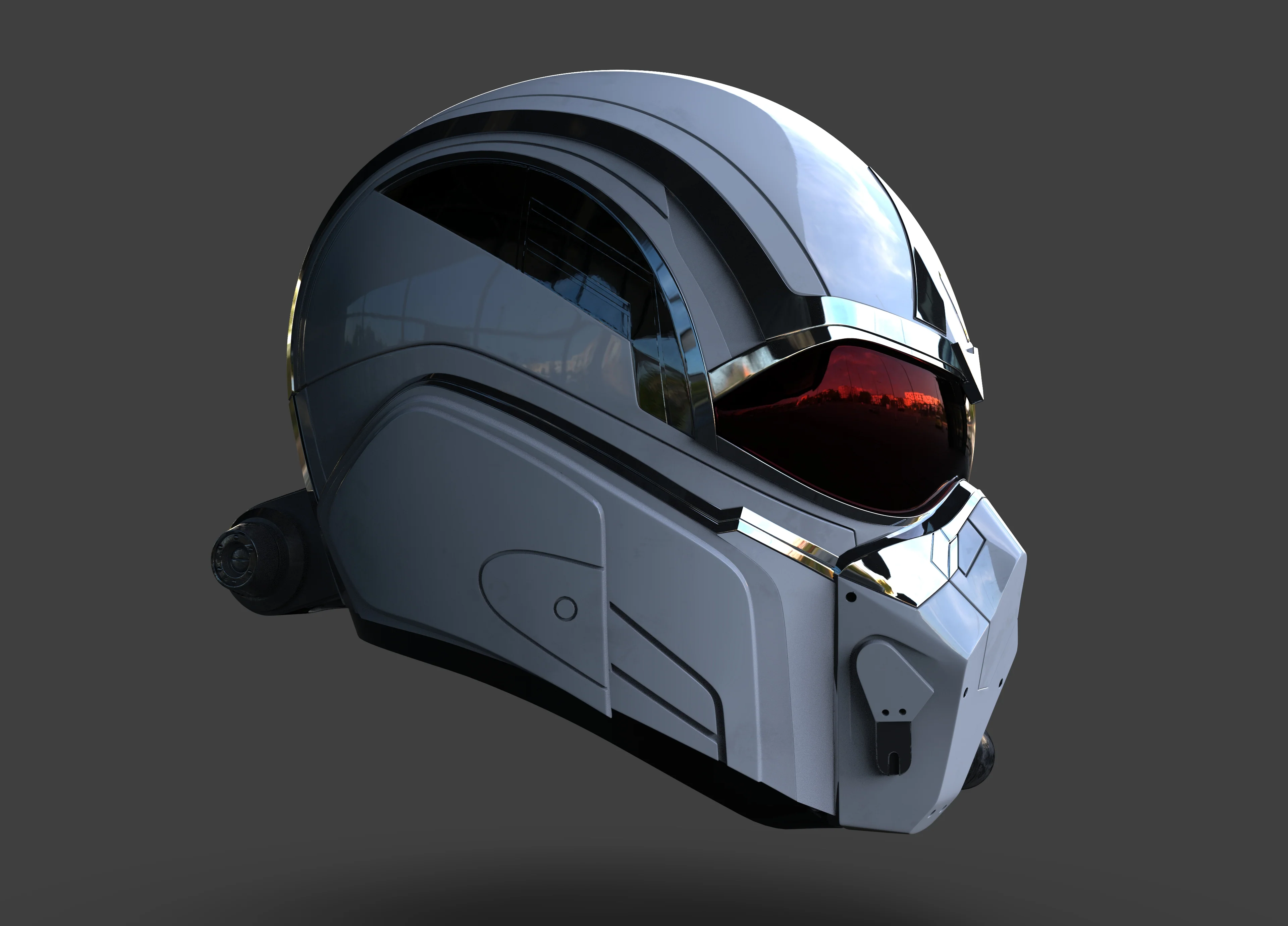 Sam Wilson Captain America Helmet - Image 3