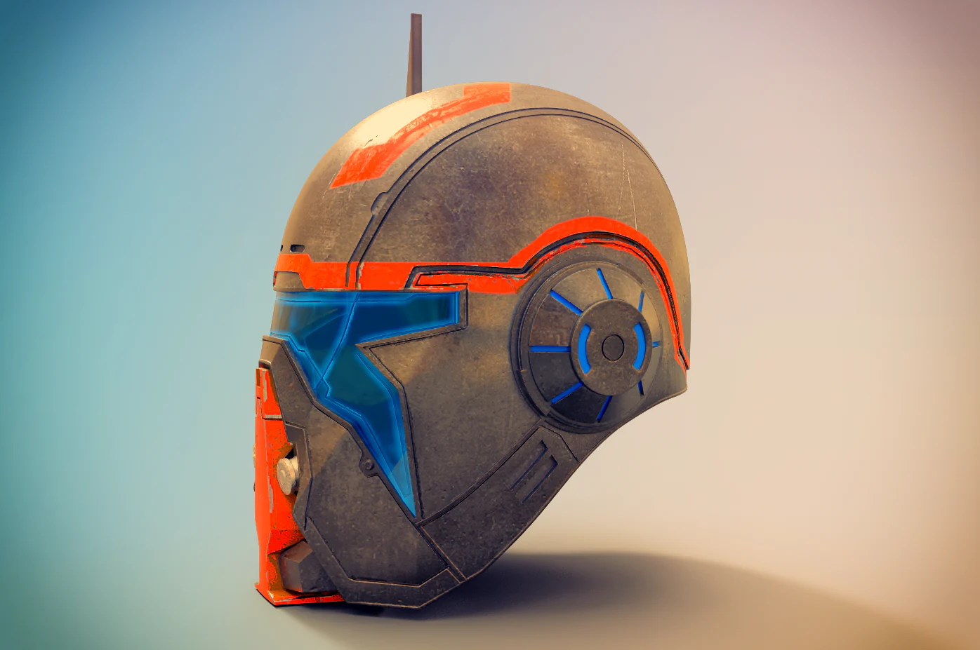 Shae Vizla Mandalorian Helmet - Image 3