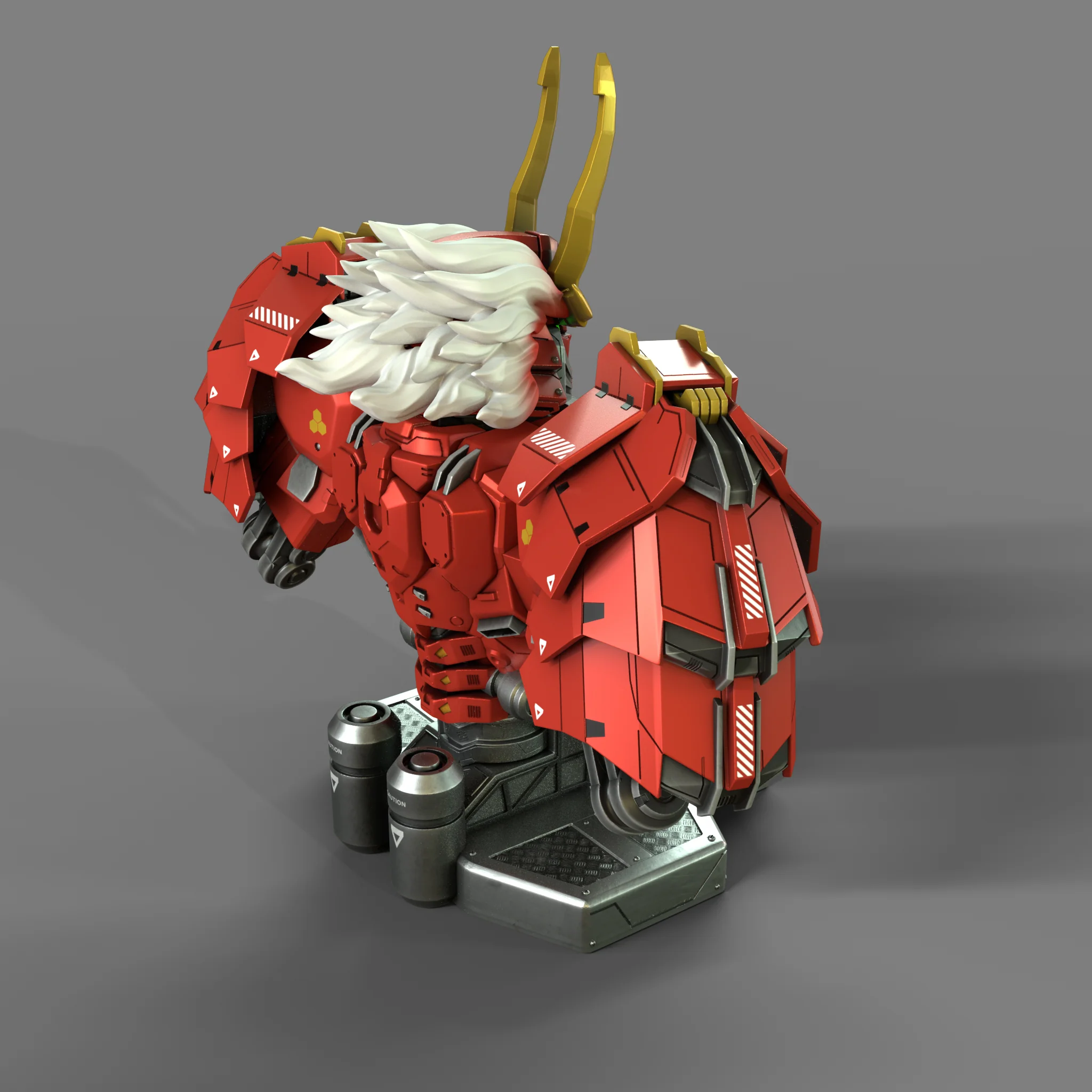 Shingen Takeda Gundam Bust - Image 3