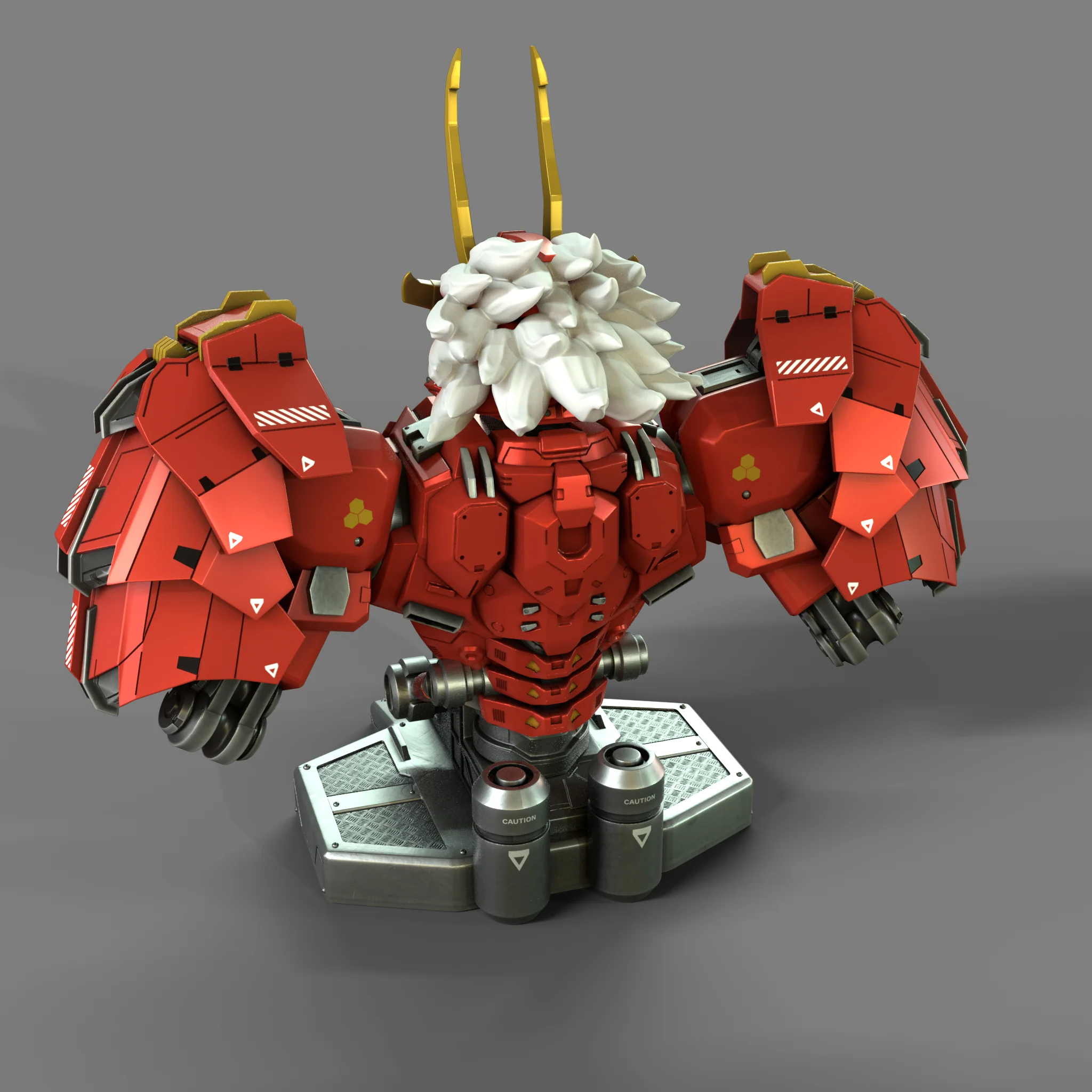 Shingen Takeda Gundam Bust - Image 4