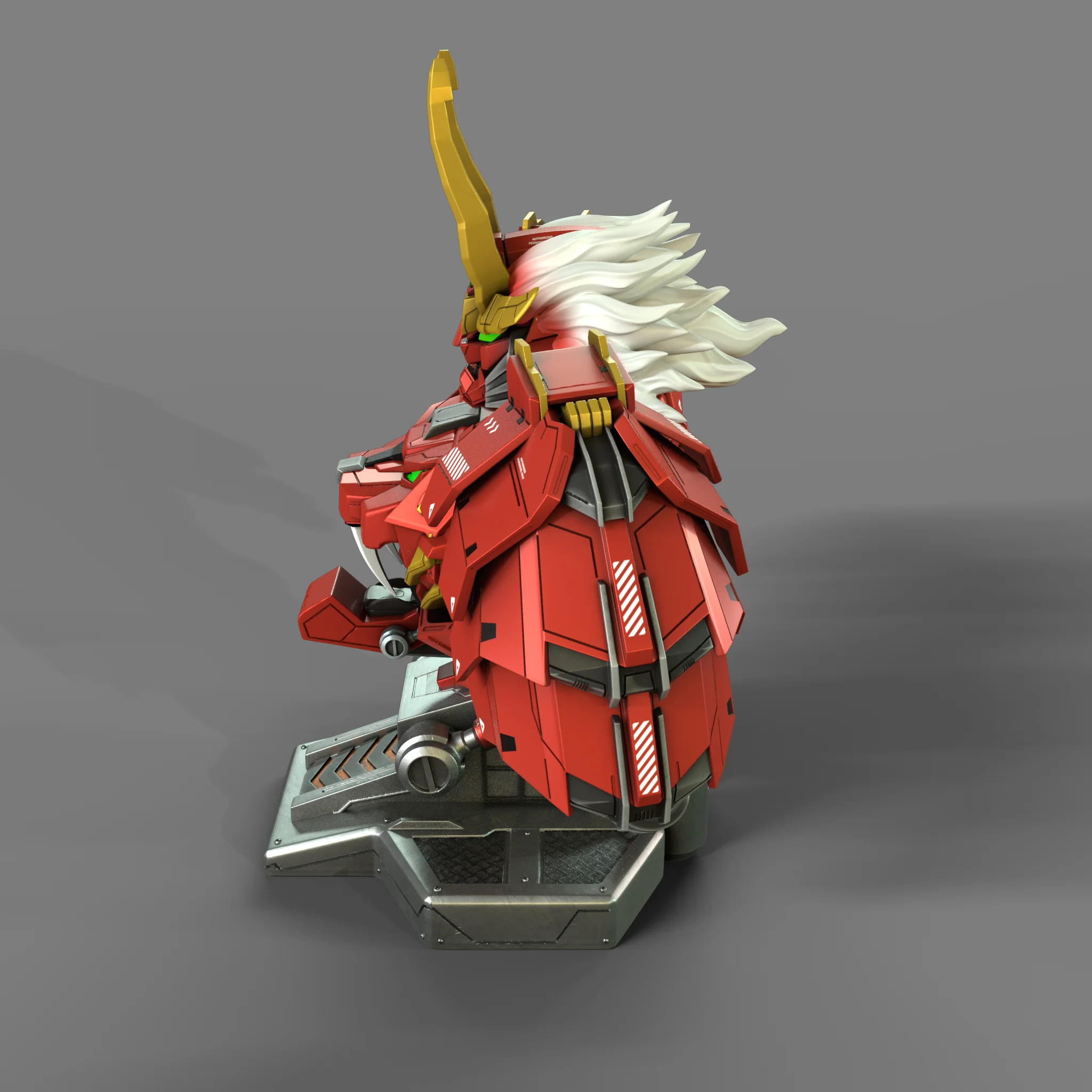 Shingen Takeda Gundam Bust - Image 5