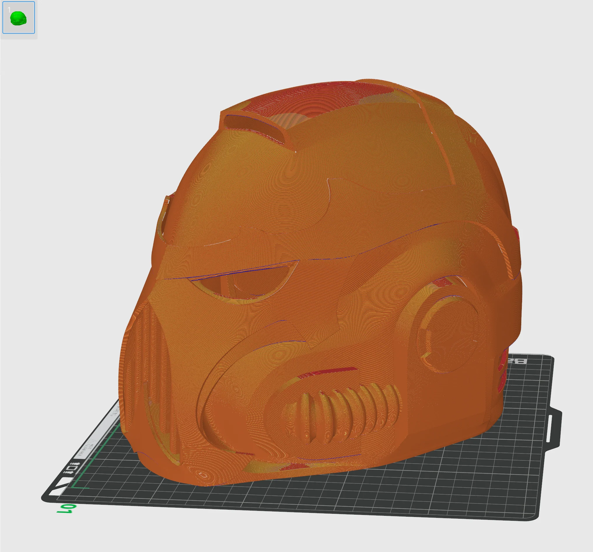 Spac3 Marin3 Chaos Marine Helmet - Image 8