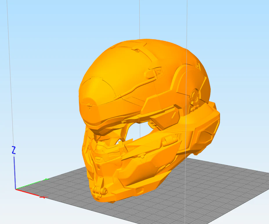 Spartan Locke Play Arts Kai Helmet STL