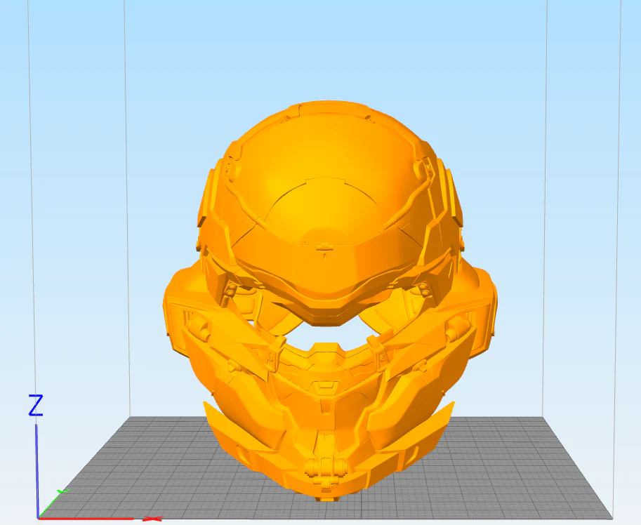 Spartan Locke Play Arts Kai Helmet STL - Image 2
