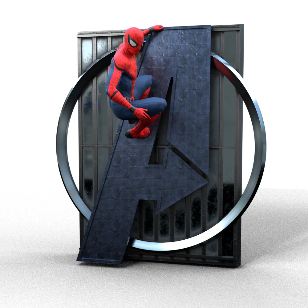 SpiderMan Wall Figure - Image 2