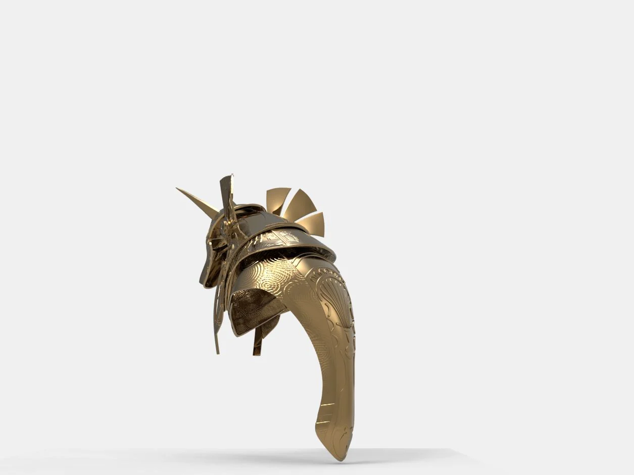 Star Gate Anubis Helmet STL - Image 6