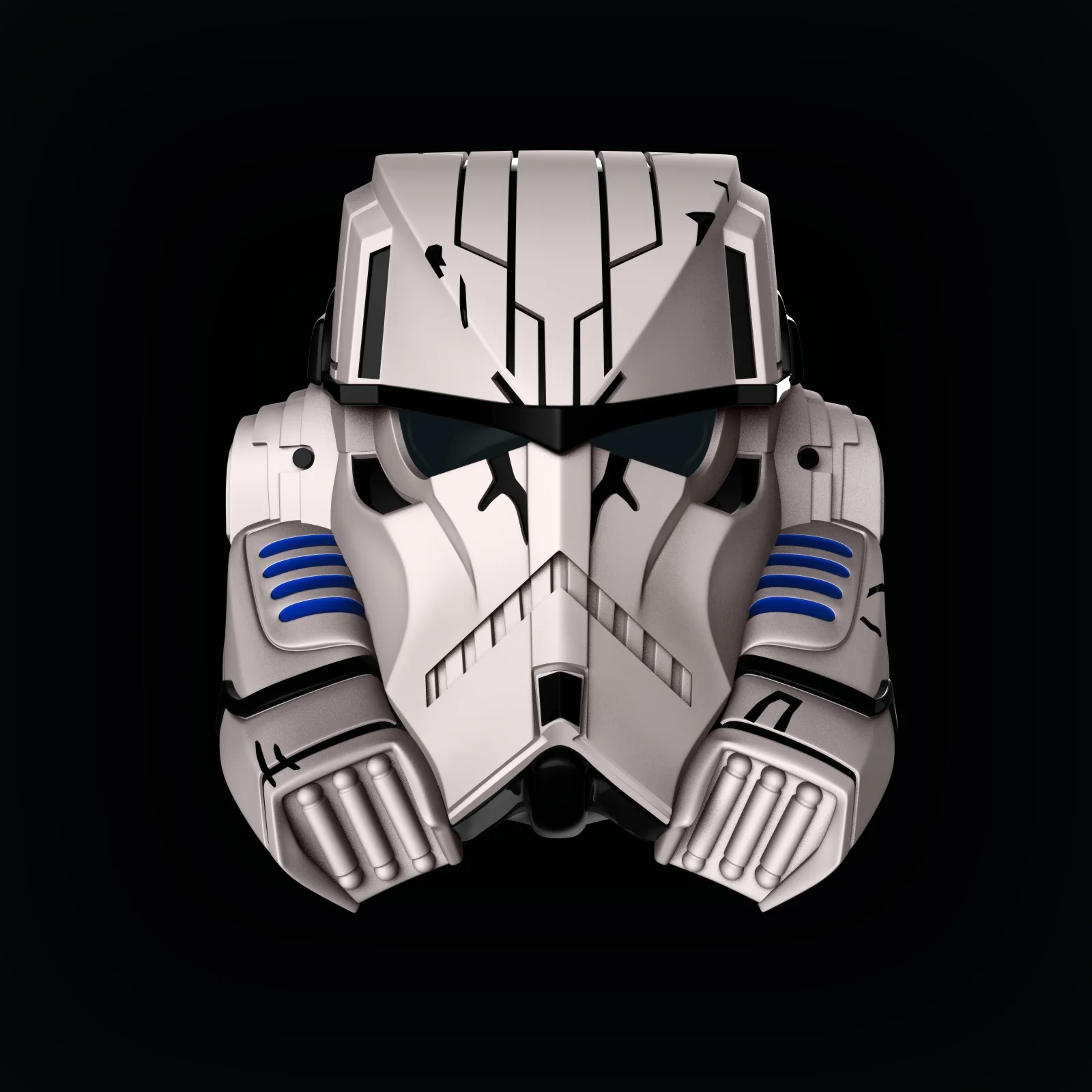 StormTrooper Play Arts Kai Helmet - Image 4