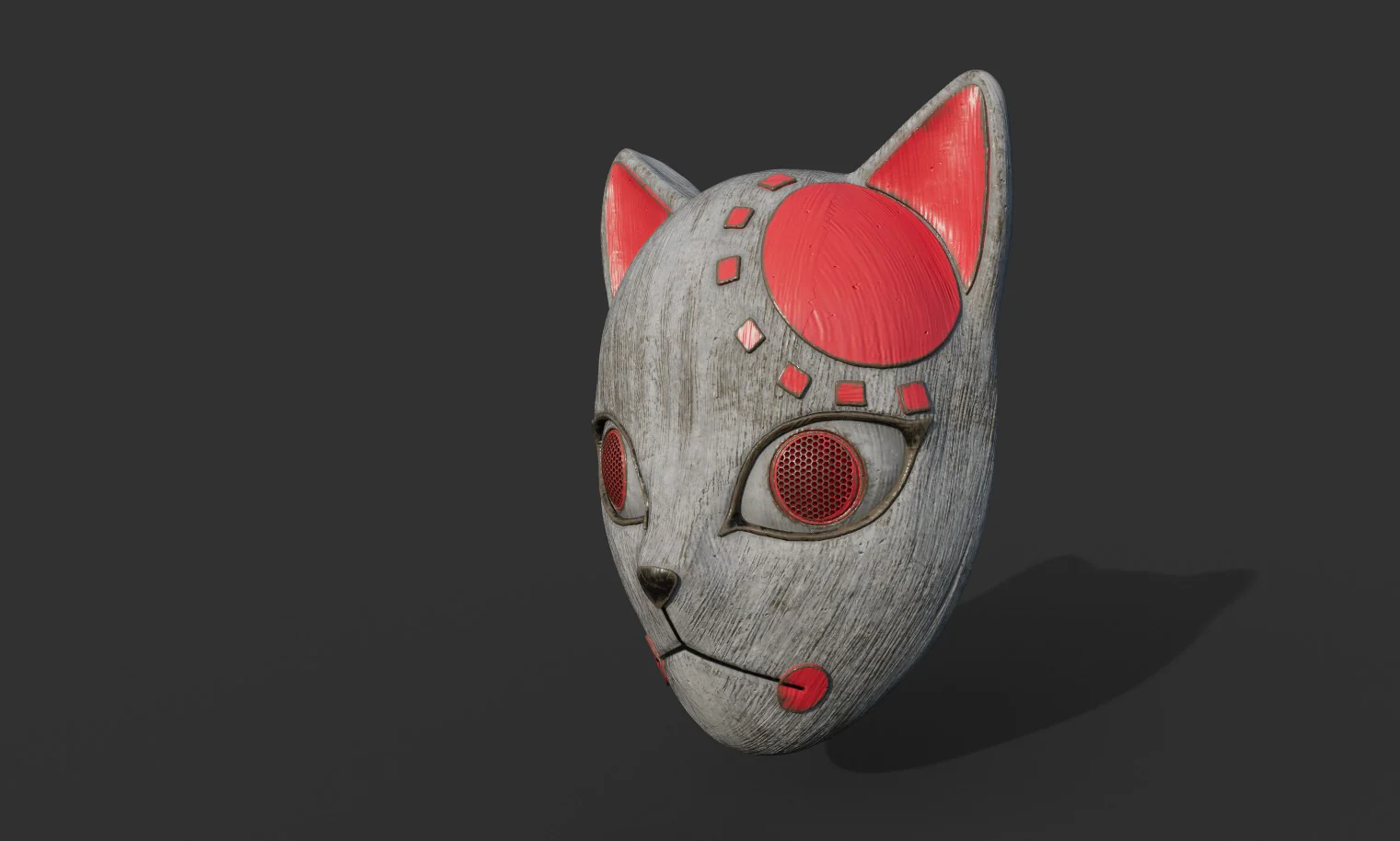 Tanjiro Kitsune Mask Realistic Remake - Image 2