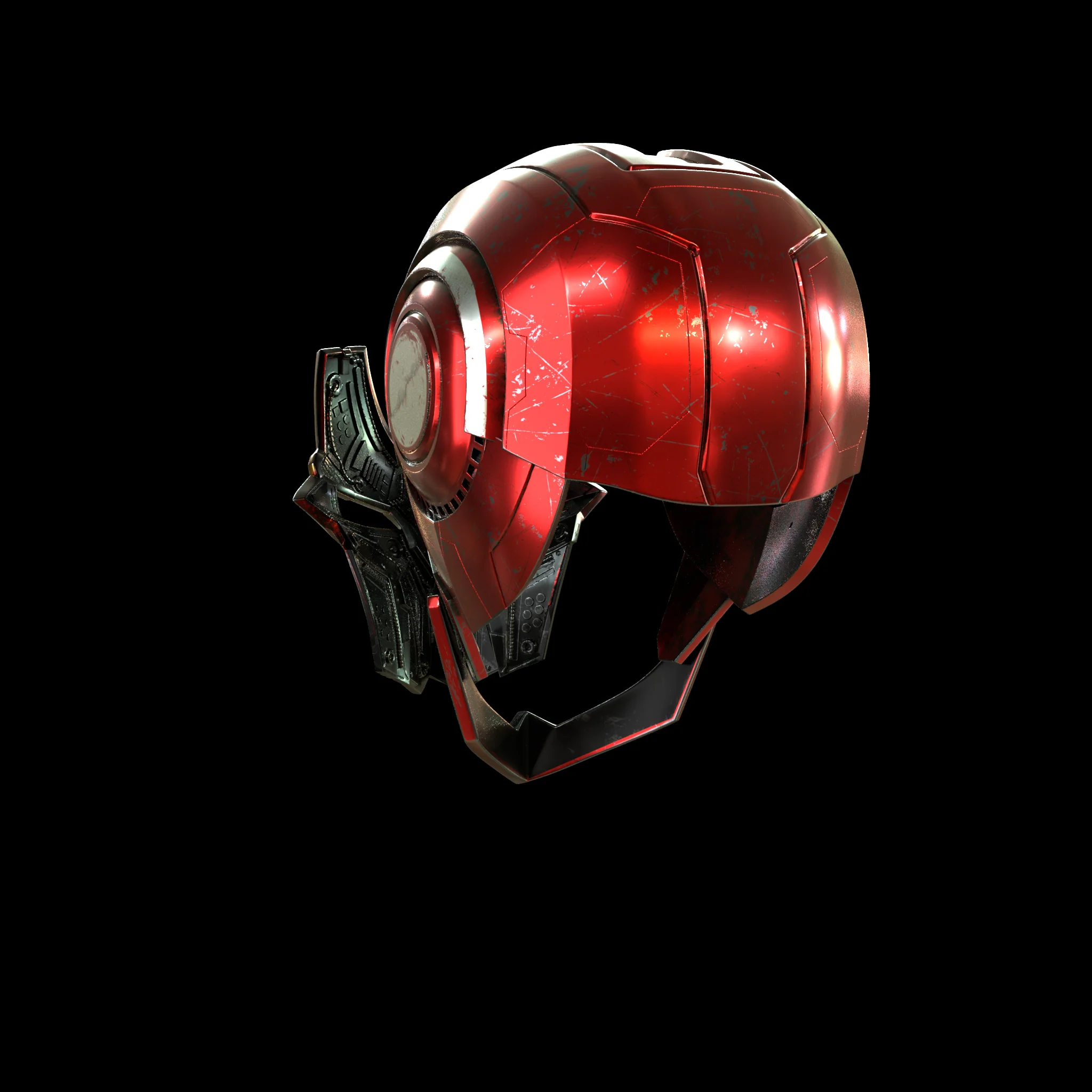 Tech On Avengers Iron Man Helmet - Image 3
