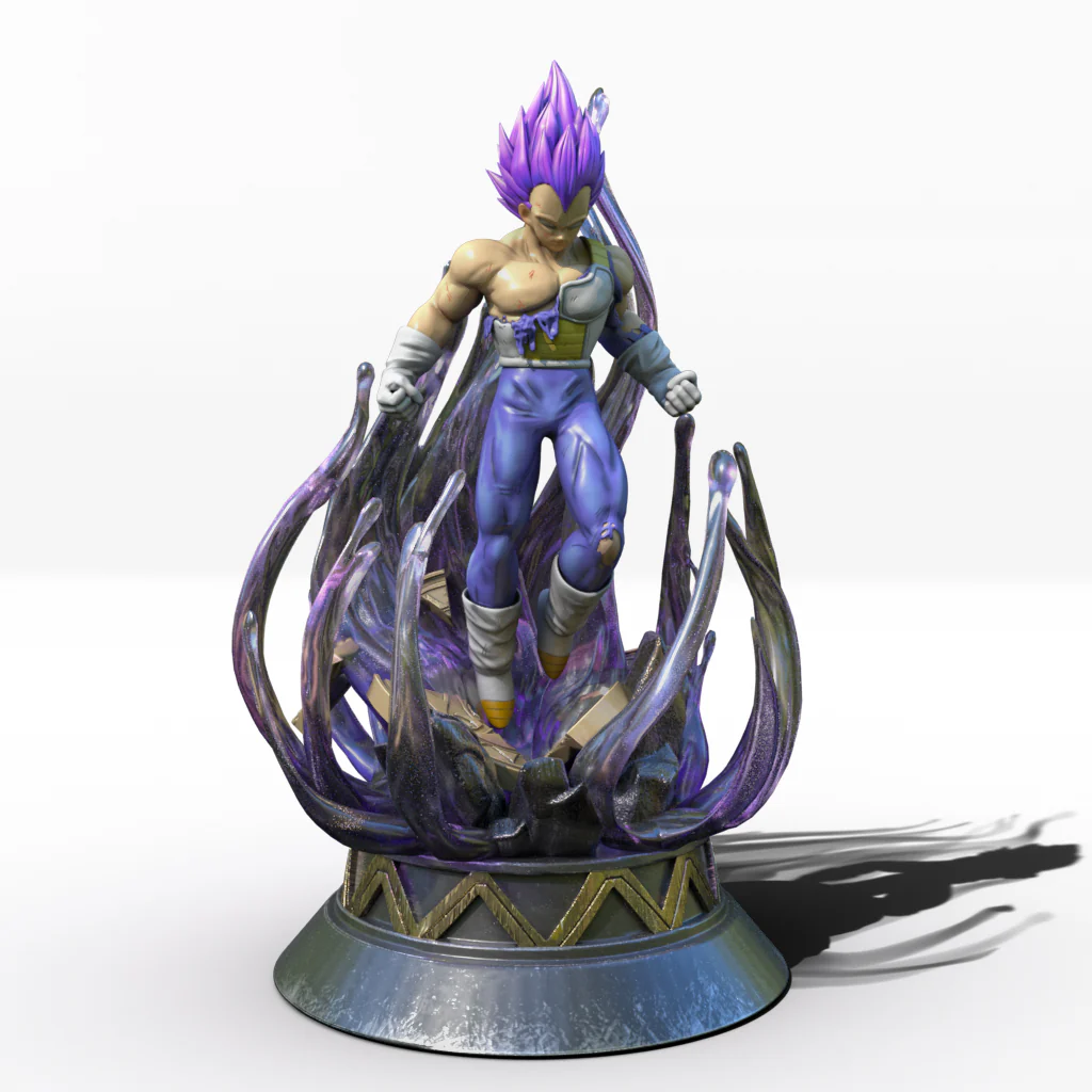 Vegeta Statue STL