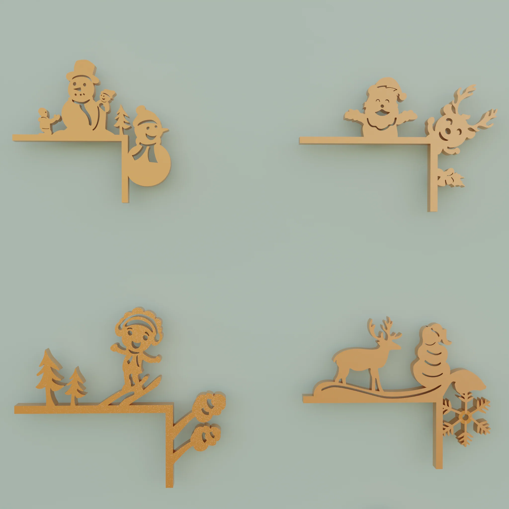 Winter and Christmas Door Decor - Image 7